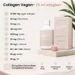 Swedish Collagen Vegan  – Vegán forrásból származó folyékony kollagén 10 000 mg,  hialuronsavval és vitaminokkal – 500 ml