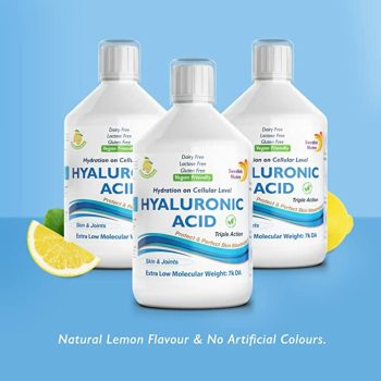   Swedish Nutra szuperkoncentrált folyékony HIALURONSAV 100 mg/adag, 3x500 ml