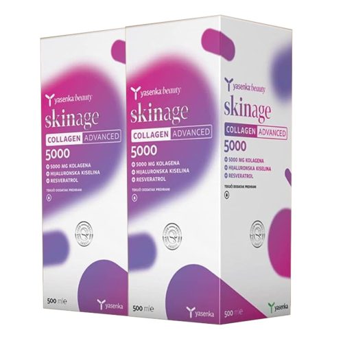 Skinage COLLAGEN ADVANCED 5000 + Resveratrol 500 ml -2 dobozos csomag