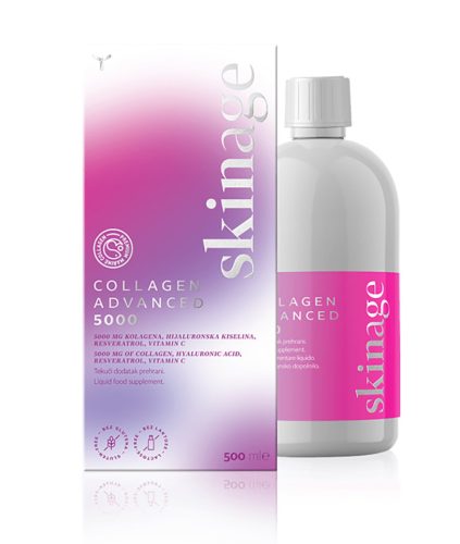 Skinage COLLAGEN ADVANCED 5000 + Resveratrol 500 ml