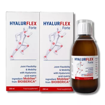   HyalurFlex Forte Mobilee® - hialuronsav és glükózamin | 250 ml - 2 dobozos csomag
