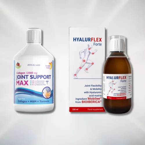 Joint Support Max + HyalurFlex Forte Mobilee® - komplex, folyékony ízületvédő csomag